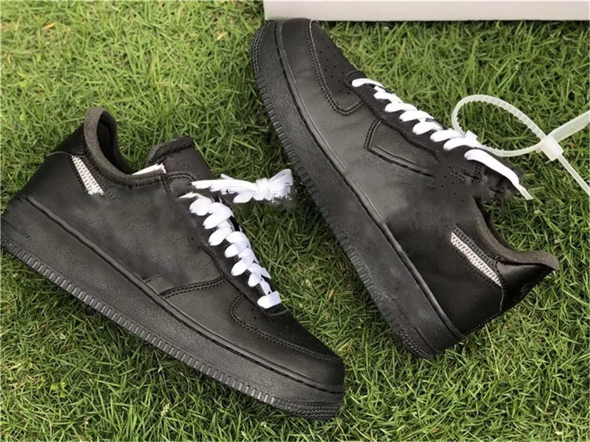 Affordable Wholesale Ow Moma Low Black White Joint Brand Putian Footwear