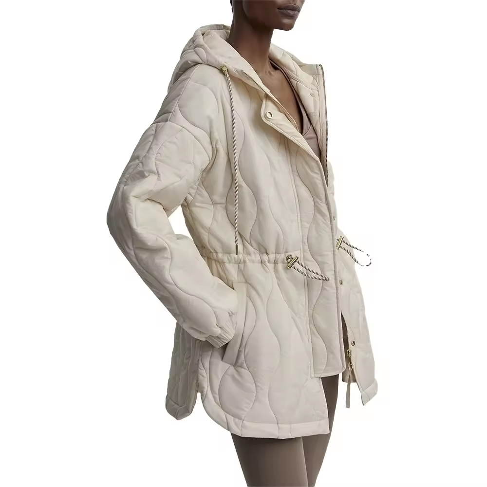 Customized Well Designed Colorful Women Puffer Jacket Winter Warm Clothes Slim Long Female Down Jackets