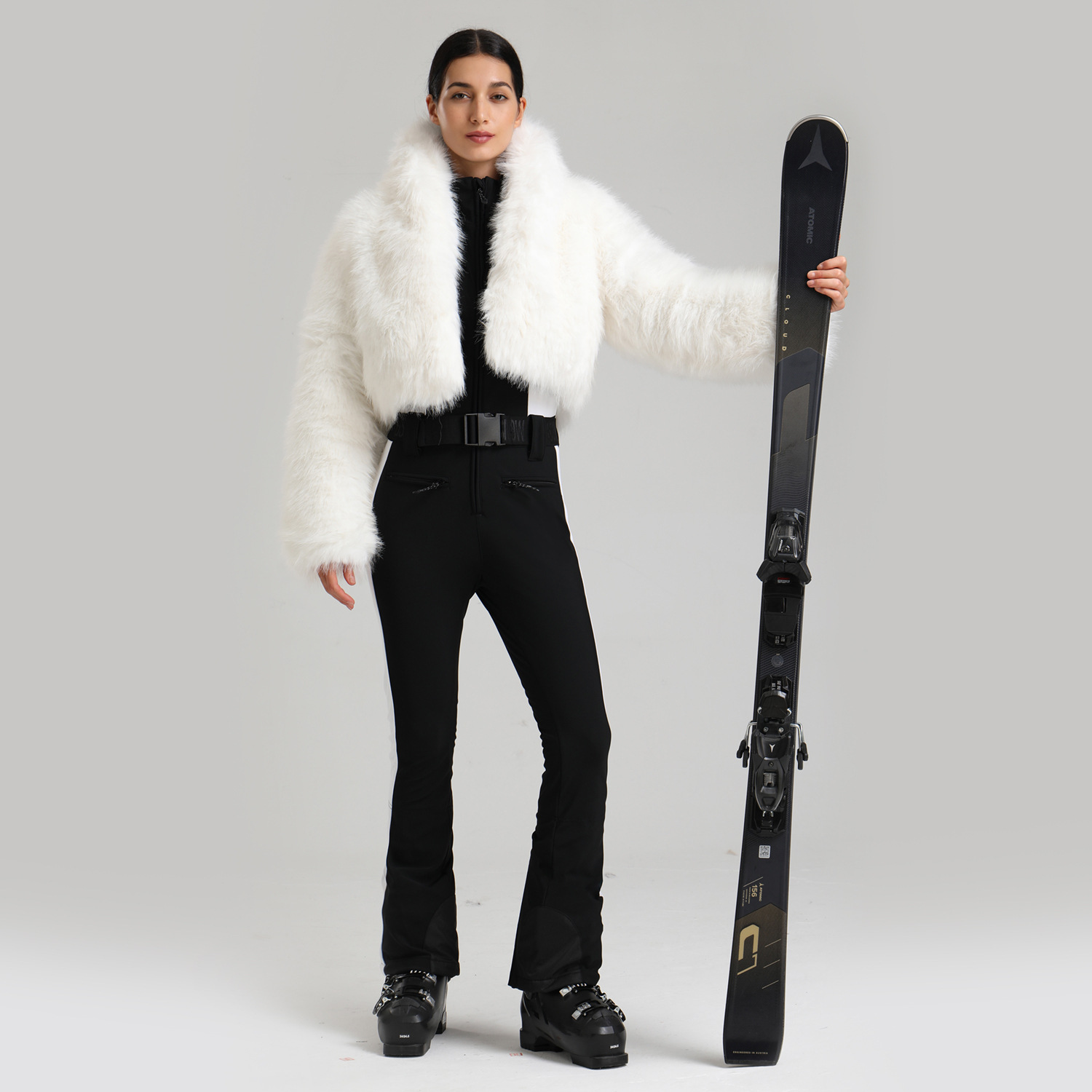 Winter Outdoor Ski Jacket and Ski Pants Waterproof Windproof Parka Women's Ski Set