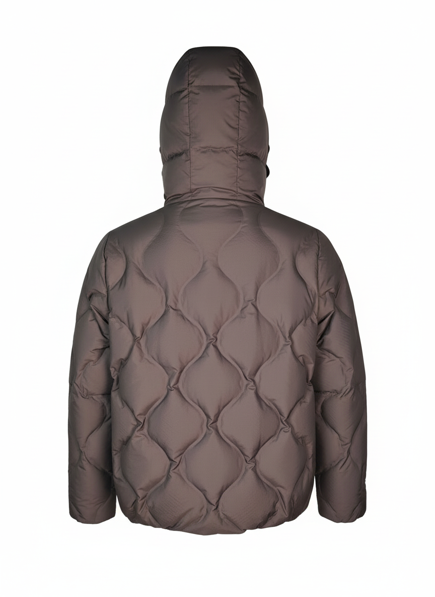 Down Jacket Detail Back View