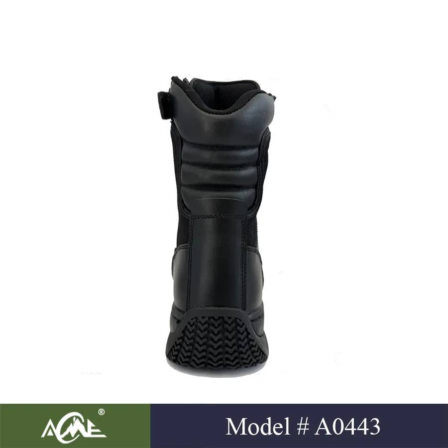 MID-Calf Boots: Genuine Leather Waterproof Combat Footwear for Men