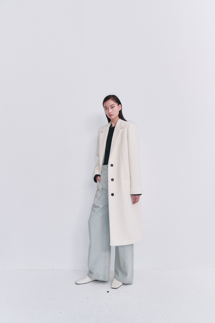 Floating Hair Coat Statement