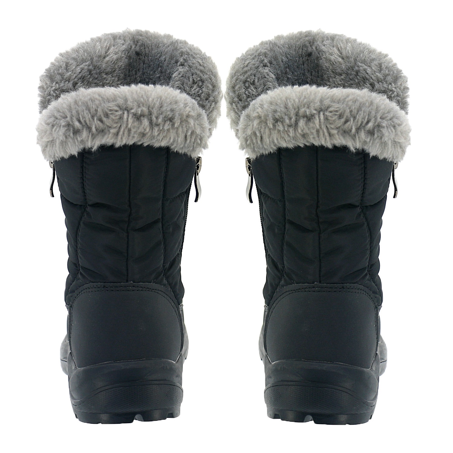 YL521 High Quality Comfortable Outdoor Black Warm Ladies Women's Winter Snow Boots with Fur