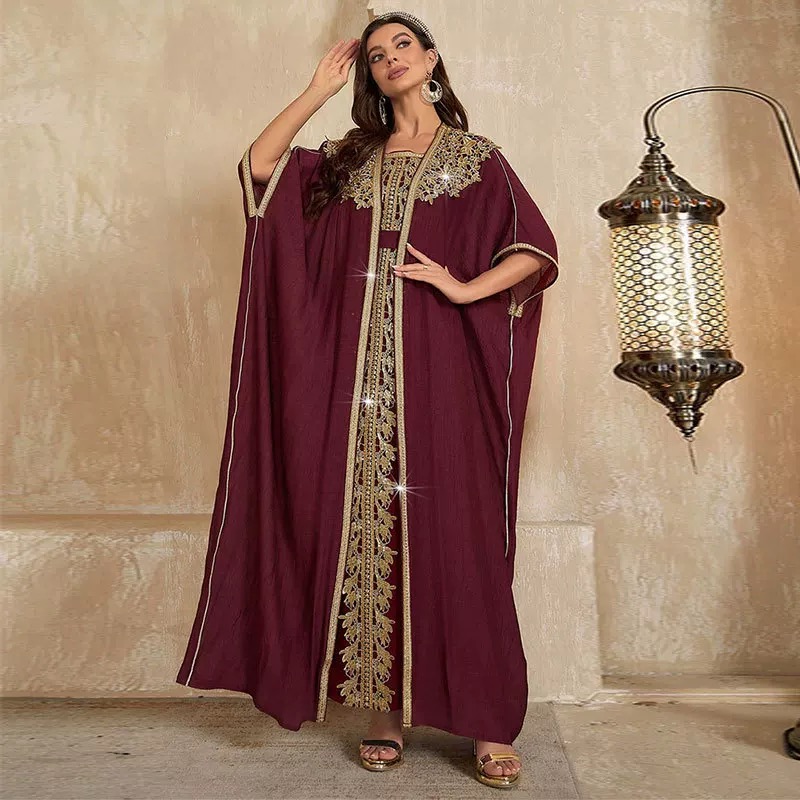 Winter Elegant Long Sleeve Ankle-Length Casual Dress