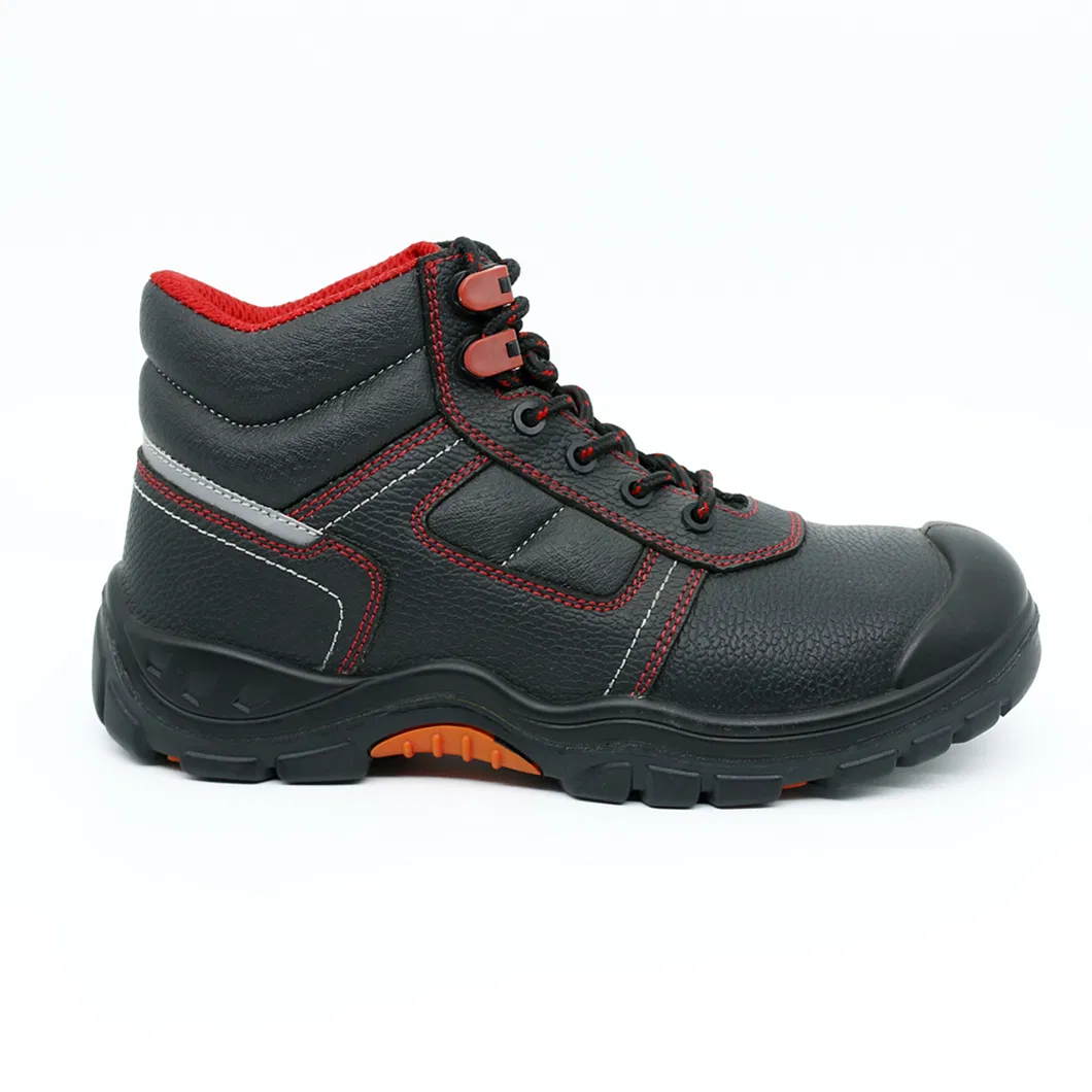 Rubber Sole Slip Heat Resistant Steel Toe Protective Safety Boot Footwear