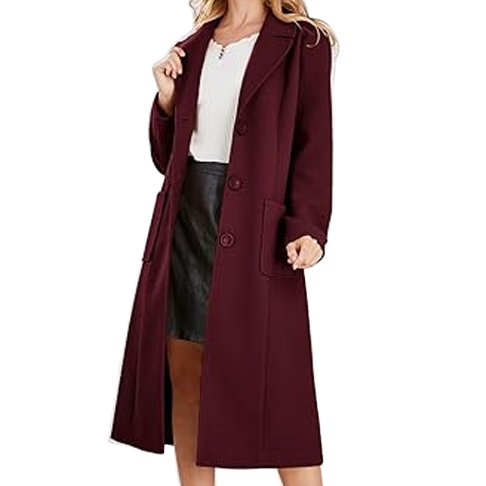 New Winter Women's Fashion Warm Casual Coat Women Long Slim Jacket Windbreaker Cloak Topcoat Coats Plus Size 2026