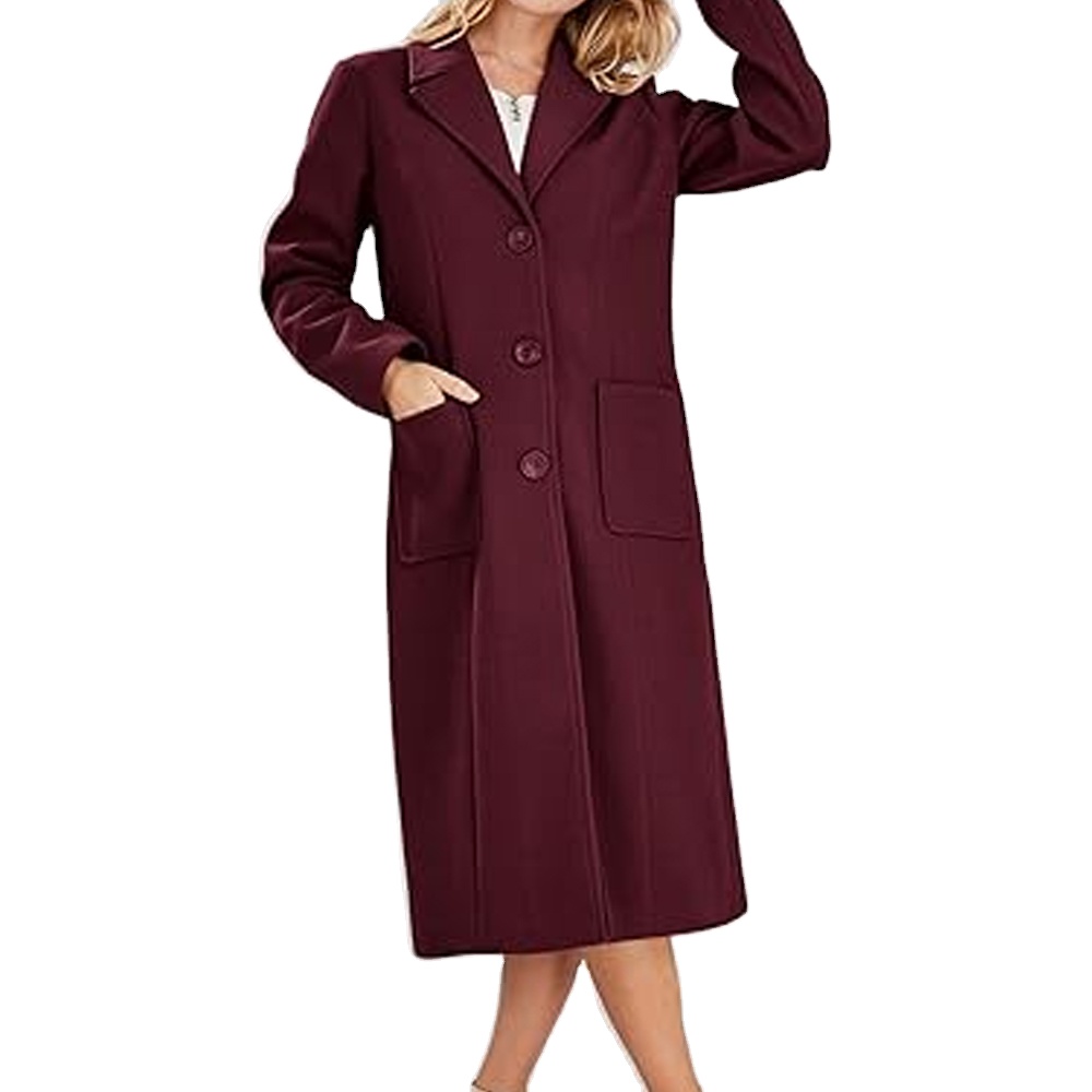 New Winter Women's Fashion Warm Casual Coat Women Long Slim Jacket Windbreaker Cloak Topcoat Coats Plus Size 2026