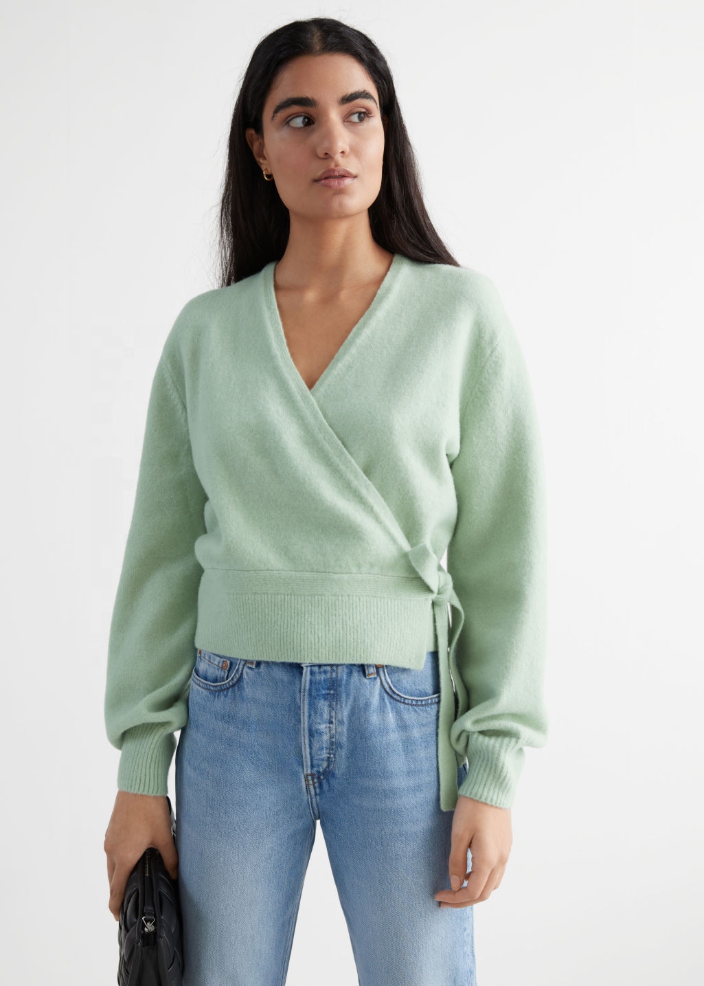 2022 Custom Logo Women's Sweater Long Sleeve Knitwear Long Sleeve Soft Knit Wrap Cardigan Wool Women Sweater Cardigan