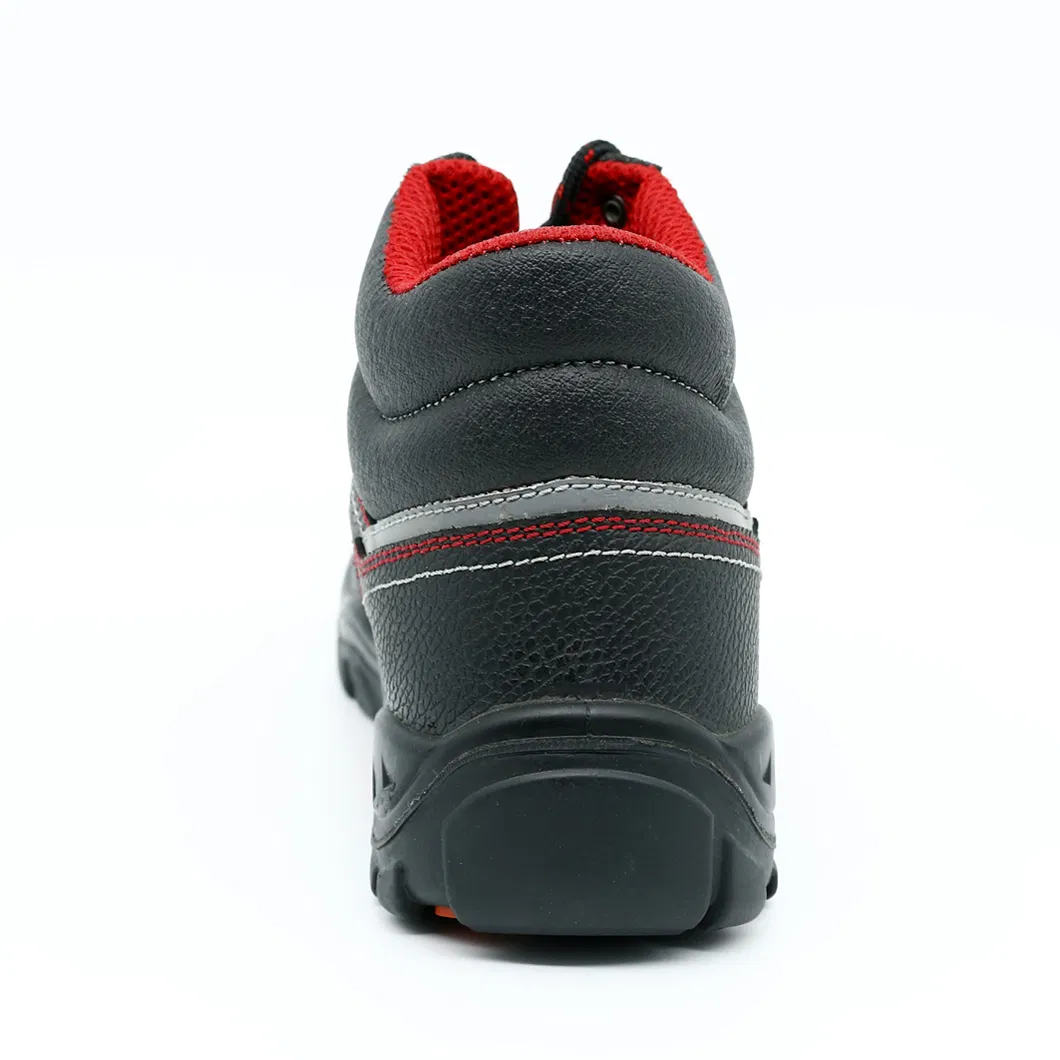 Rubber Sole Slip Heat Resistant Steel Toe Protective Safety Boot Footwear