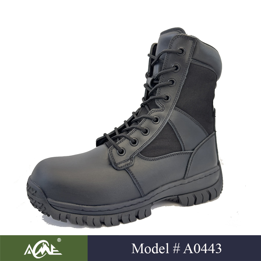 MID-Calf Boots: Genuine Leather Waterproof Combat Footwear for Men