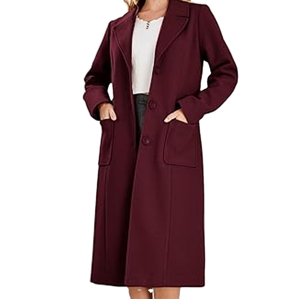 New Winter Women's Fashion Warm Casual Coat Women Long Slim Jacket Windbreaker Cloak Topcoat Coats Plus Size 2026