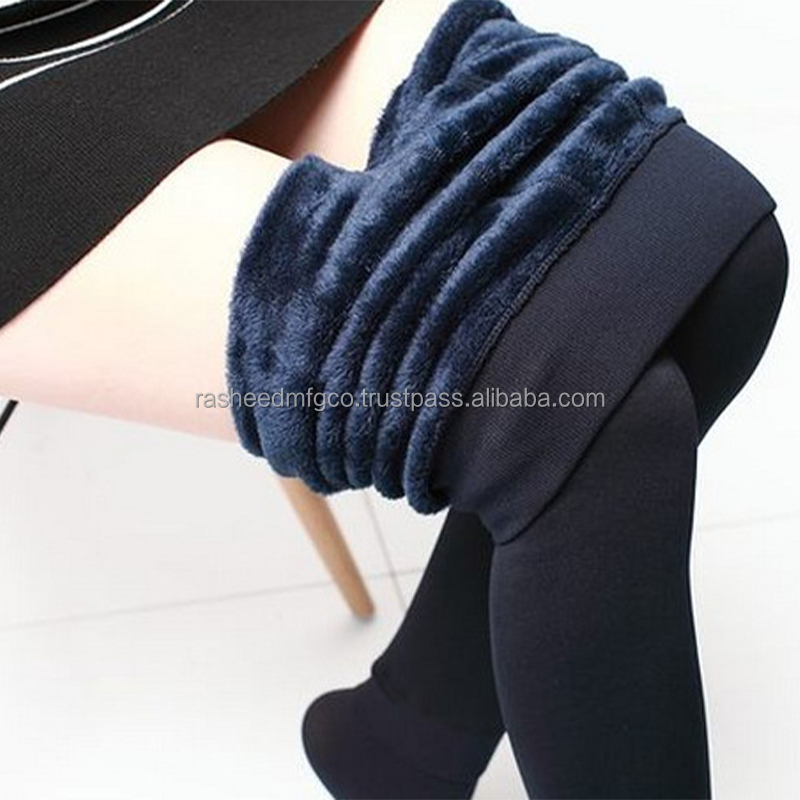 Women Winter Thick Leggings Fleece Lined Warm Winter Pants Thermal One Size Lady Legging Pantyhose Tights Seamed Technics