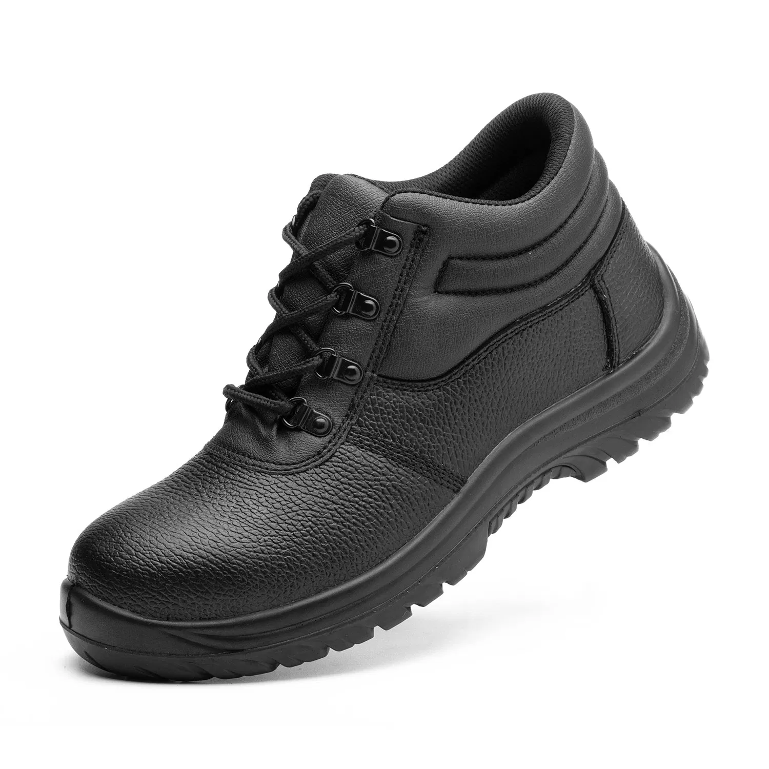 High Cut Leather Steel Toe Work Safety Jogger Footwear