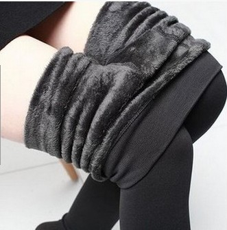 Women Winter Thick Leggings Fleece Lined Warm Winter Pants Thermal One Size Lady Legging Pantyhose Tights Seamed Technics