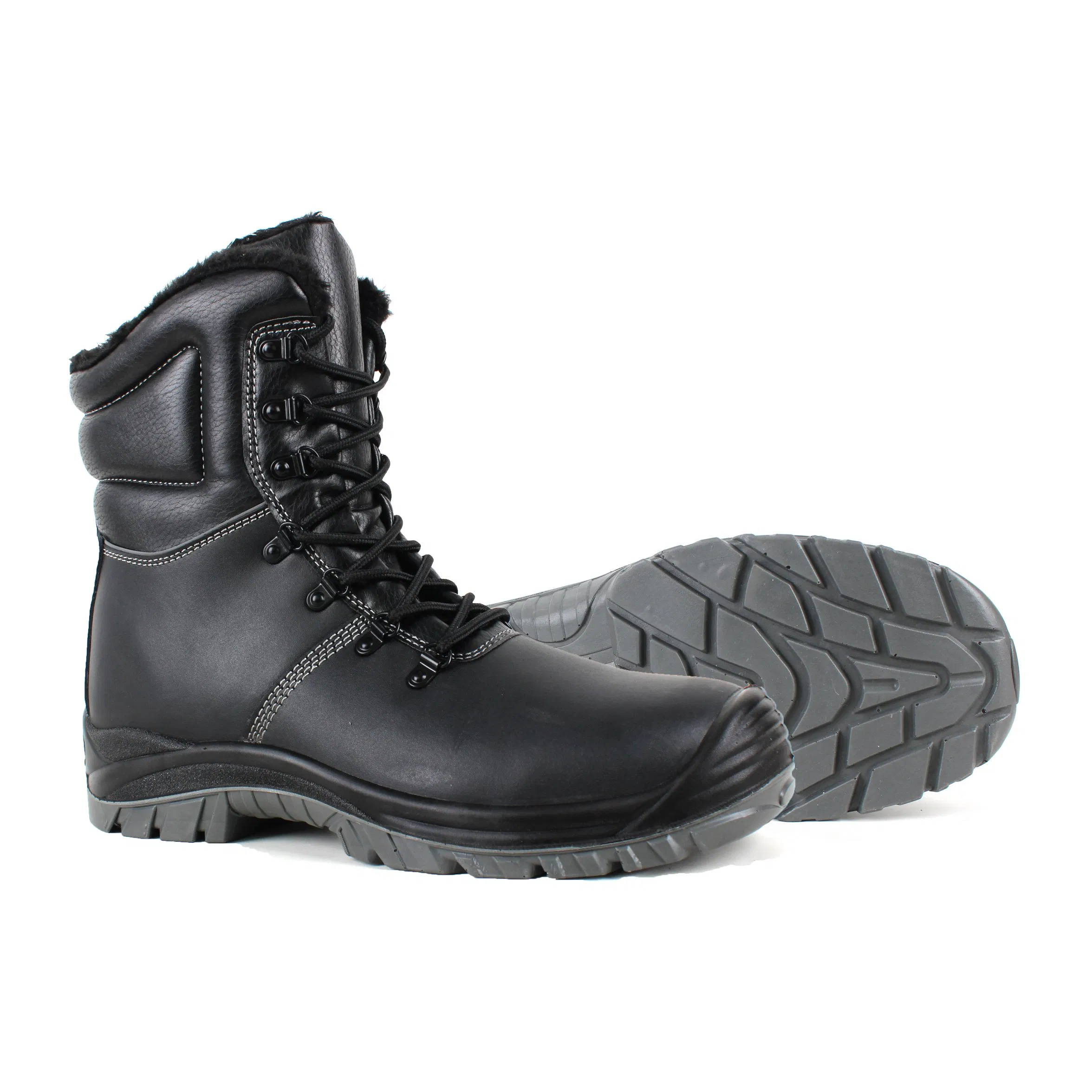 Winter High Quality Leather Upper S3 Protection Water-Proof Safety Footwear