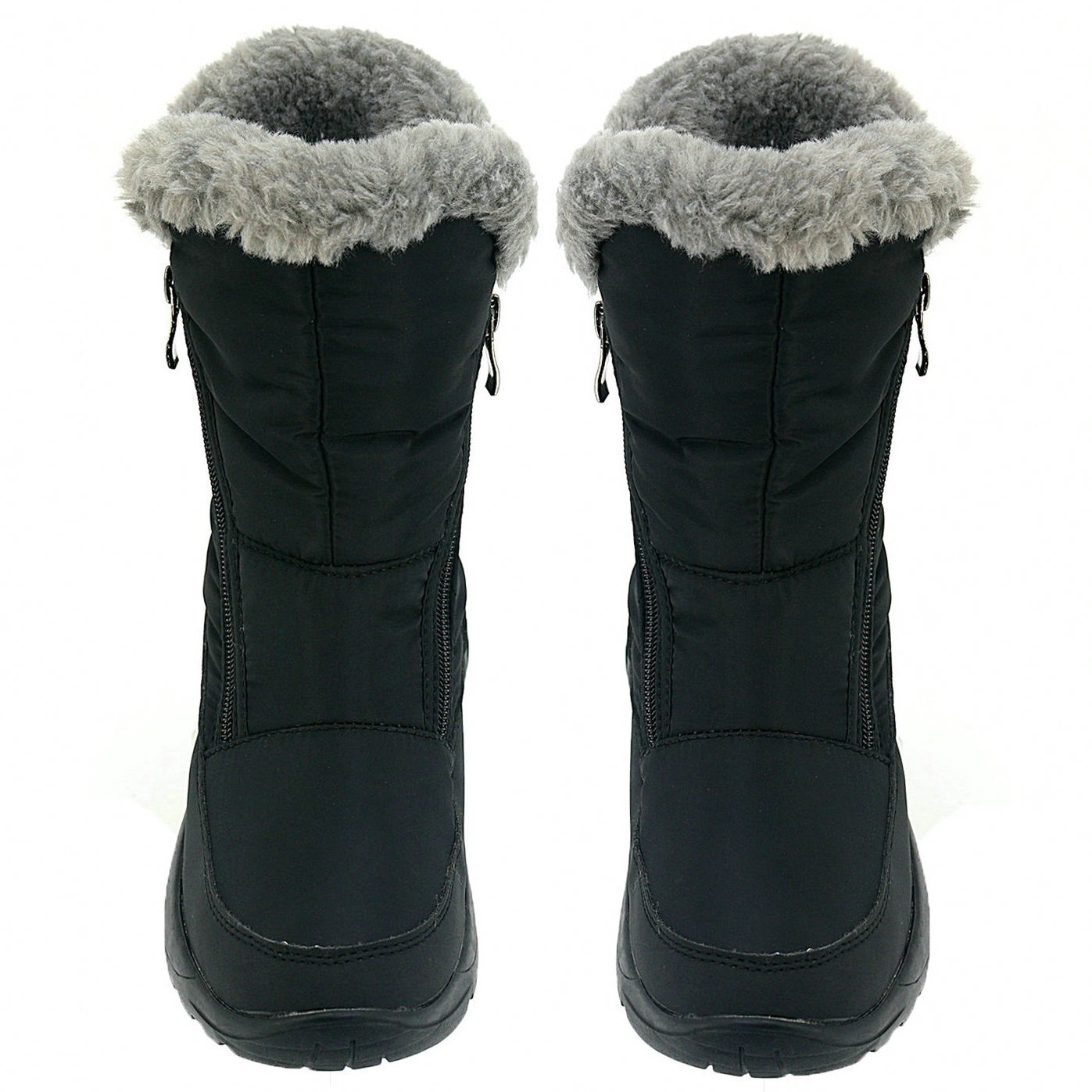 YL521 High Quality Comfortable Outdoor Black Warm Ladies Women's Winter Snow Boots with Fur