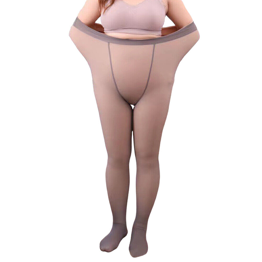 Fleece Lined Tights Women Winter Thermal Leggings Translucent Thick Sheer Tight High Waisted Top Quality Pantyhose