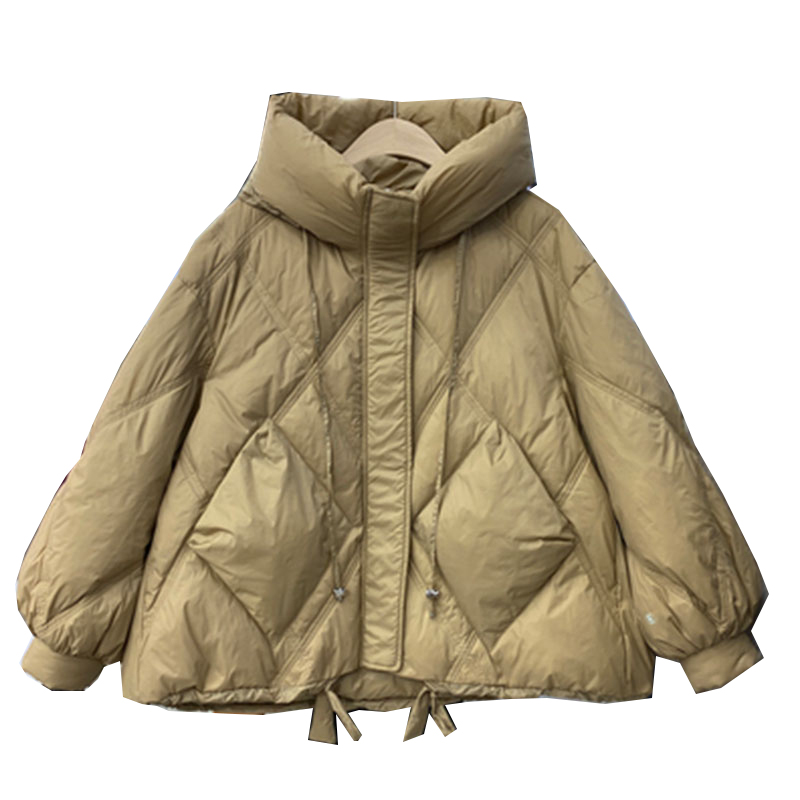 Winter Women Puffer Jacket Parka Hooded Outerwear Warm Female Loose White Duck Down Coat Zipper Casual Ladies Clothing