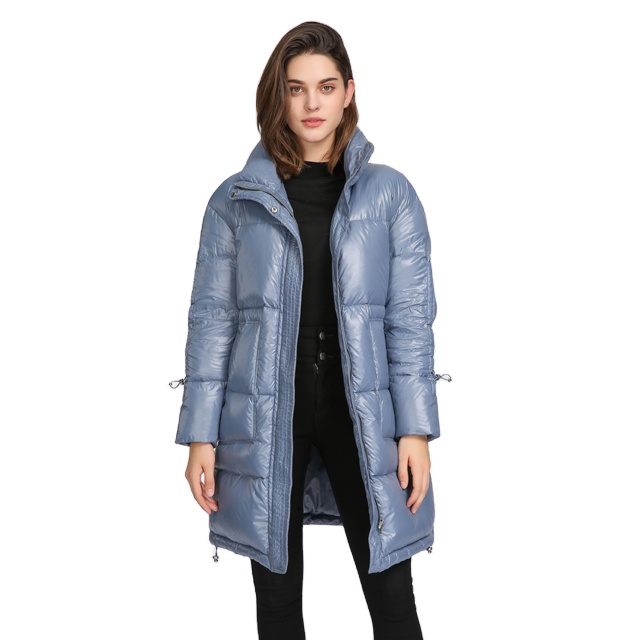 2021 Custom Fashion Casual Female Ladies Down Fill Bubble Long Plus Size Women's Jacket and Puffer Winter Coat for Women