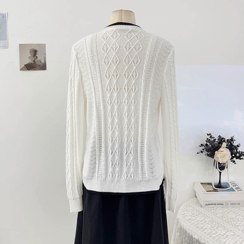 Women's Knitwear Set Cardigan Sweater Top Shirt Clothes Wholesale Women Clothing Apparel Stock Custom Clothing Manufacturer