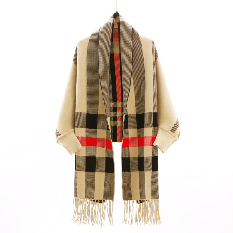 Winter Season Fashionable Women Pashmina Poncho Wholesale Lady Striped Winter Shawl