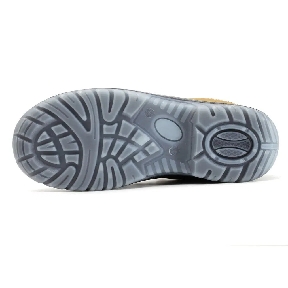 Steel Toe Safety Footwear with Nubuck Waterproof Cow Leather