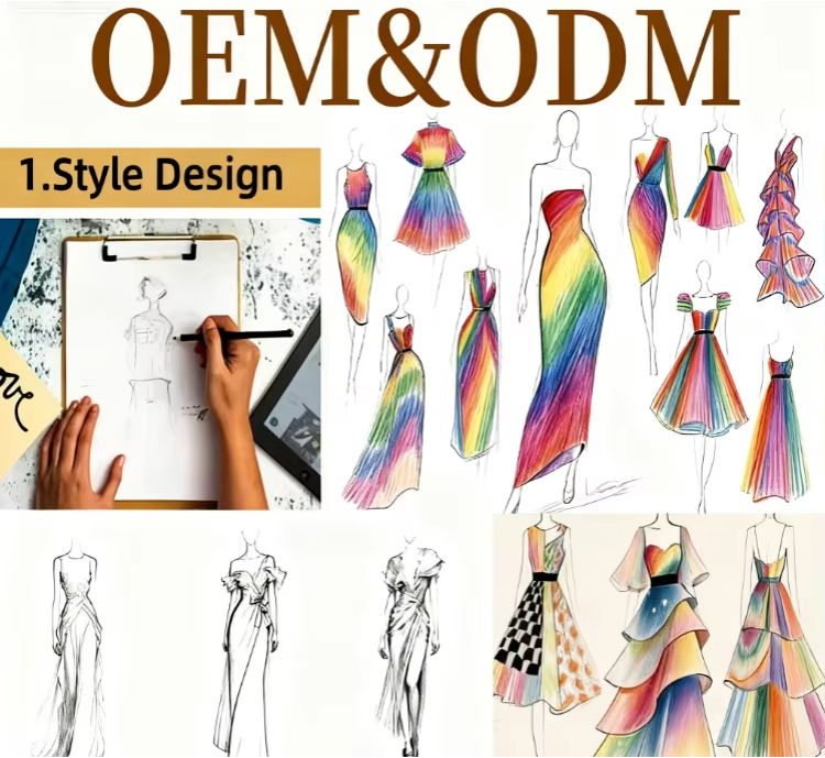 Factory Wholesale Autumn Winter Women's Dress - European American Anti-Static Short-Sleeved Stand-Up Collar
