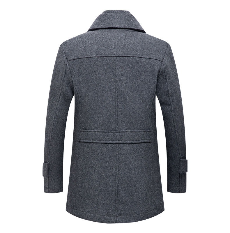 Custom Unisex Beige Overcoat Wool Customized Fashionable Men's Women Cashmere Overcoat Classic Long Winter Wool Coat