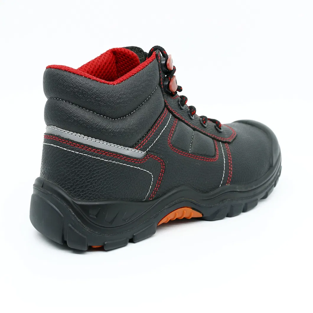 Rubber Sole Slip Heat Resistant Steel Toe Protective Safety Boot Footwear