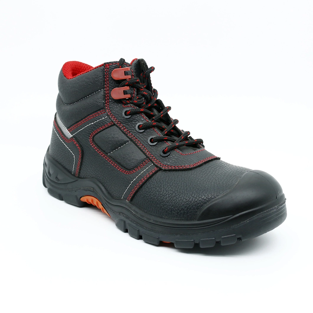 Rubber Sole Slip Heat Resistant Steel Toe Protective Safety Boot Footwear