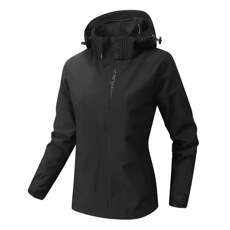New Products Loose Casual Women Winter Outdoor Jacket Loose Design Logo Printing Plus Size Waterproof Outdoor Jacket For Women