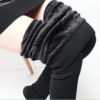 Hot Sale Thermal Thick Winter High Waist Women Fleece Lined Leggings Tights Pantyhose