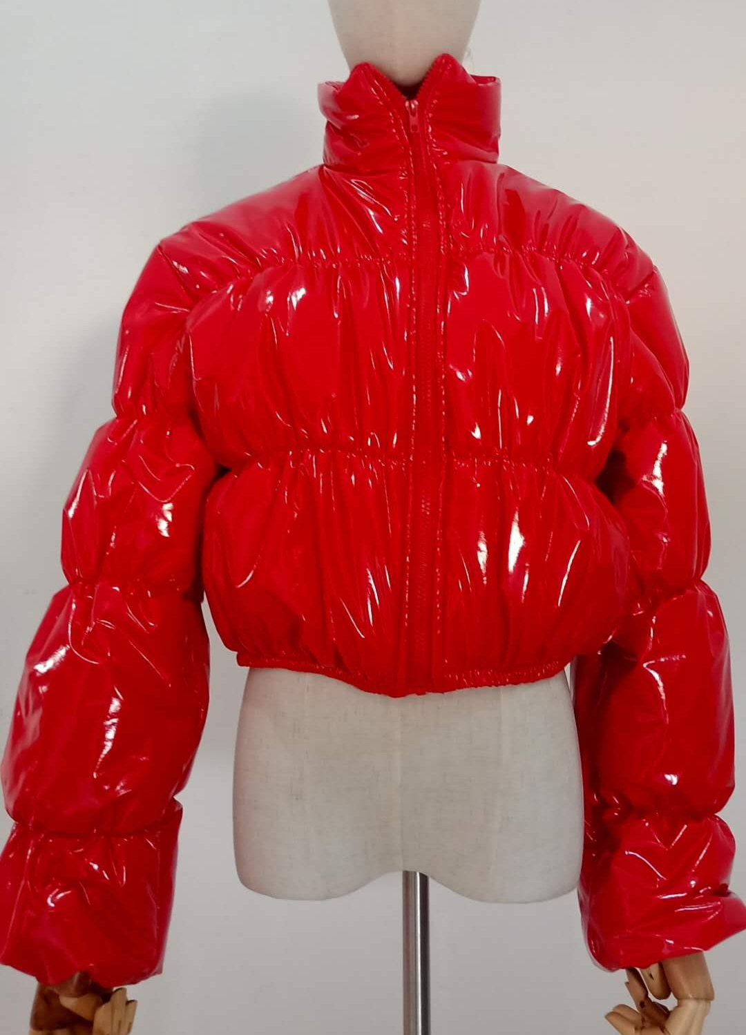Short down parka jacket