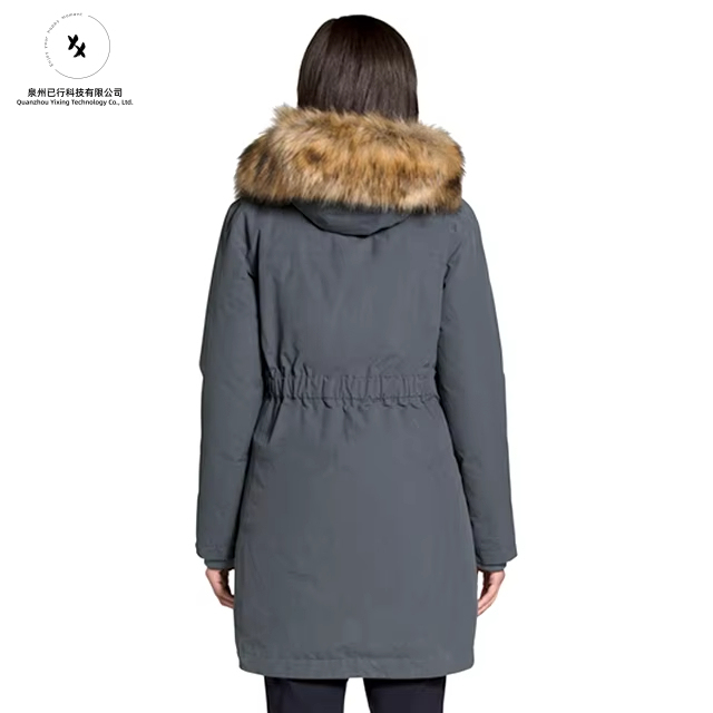 Accept OEM Custom Service Standard Fit Winter Parka Long Style Down Women Outdoor Warm Down Snow