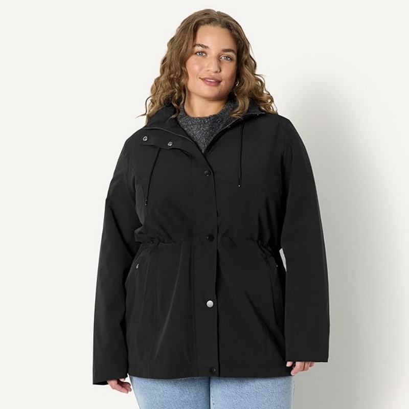 New Arrival Unique Design Women's Knitted Breathable Parka Puffer Quilted Jacket with Detachable Hat Winter