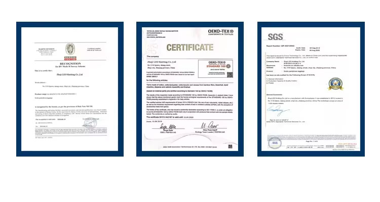 Certificates