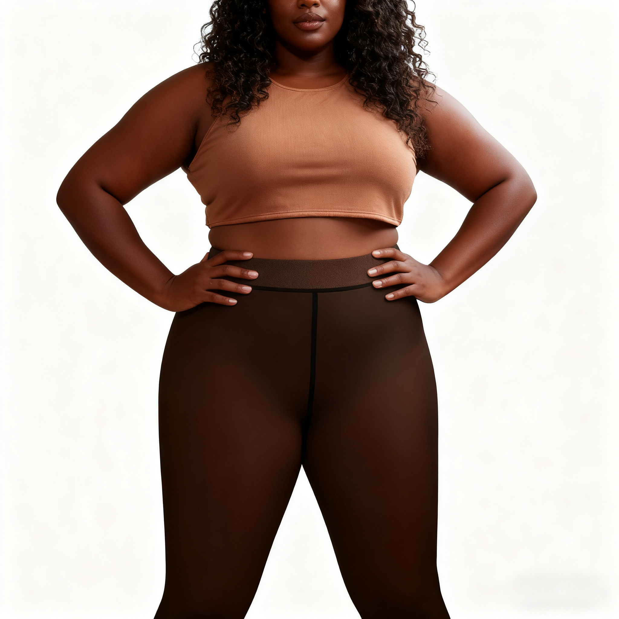 Plus Size Thick Fleece Lined Thermal Leggings Women High Waist Stretch Warm Pantyhose Long Winter Tights for Outfit