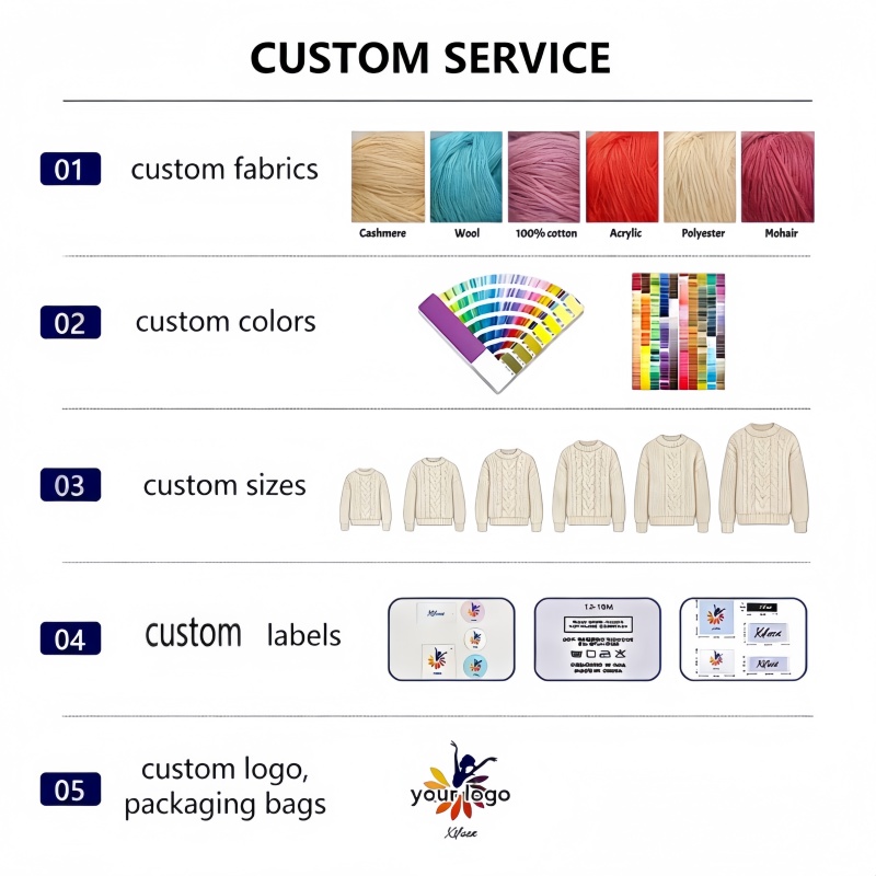 18G Seamless 100% Worsted Merino Wool Women Sweater Mock Half Turtleneck Solid Basic Knit Base Layer Top Wholesale for Boutiques