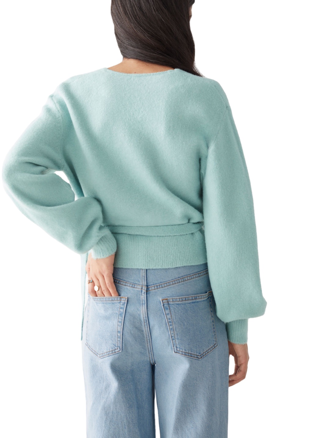 2022 Custom Logo Women's Sweater Long Sleeve Knitwear Long Sleeve Soft Knit Wrap Cardigan Wool Women Sweater Cardigan