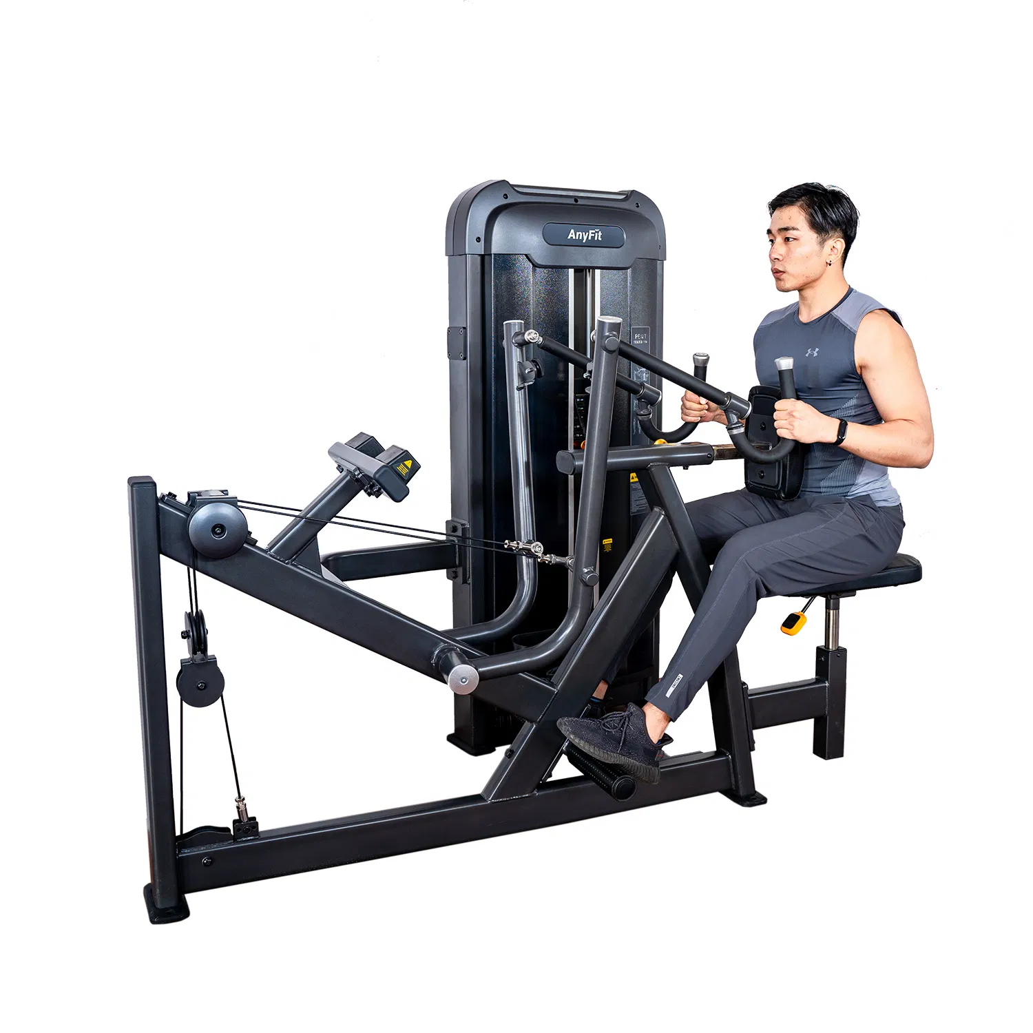 Seated Row Machine Select Exercise Strength Fitness Training Gym Strength Sports Equipment