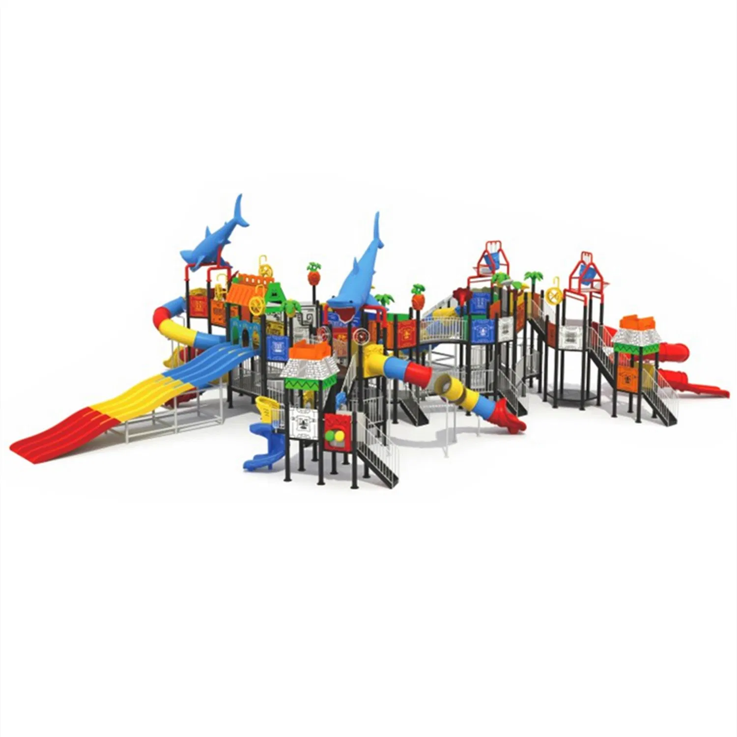 Water Amusement Park Glass Fiber Slide Playground Sports Equipment