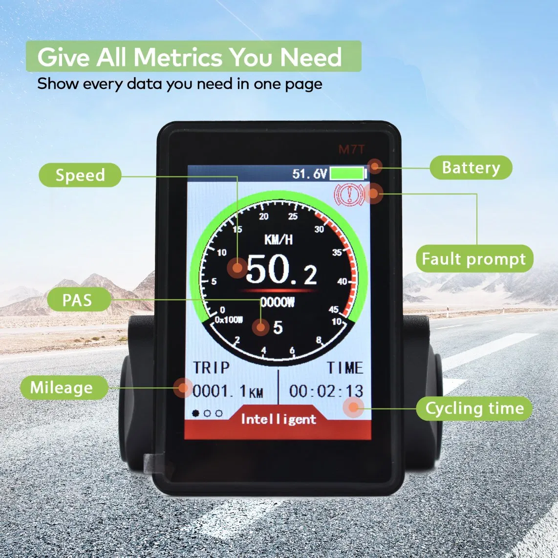 Odometer Applicable to Uart2 Embedded Electric Bike Cycling Computer Bicycle Speedometer Odometer E Bike Accessories