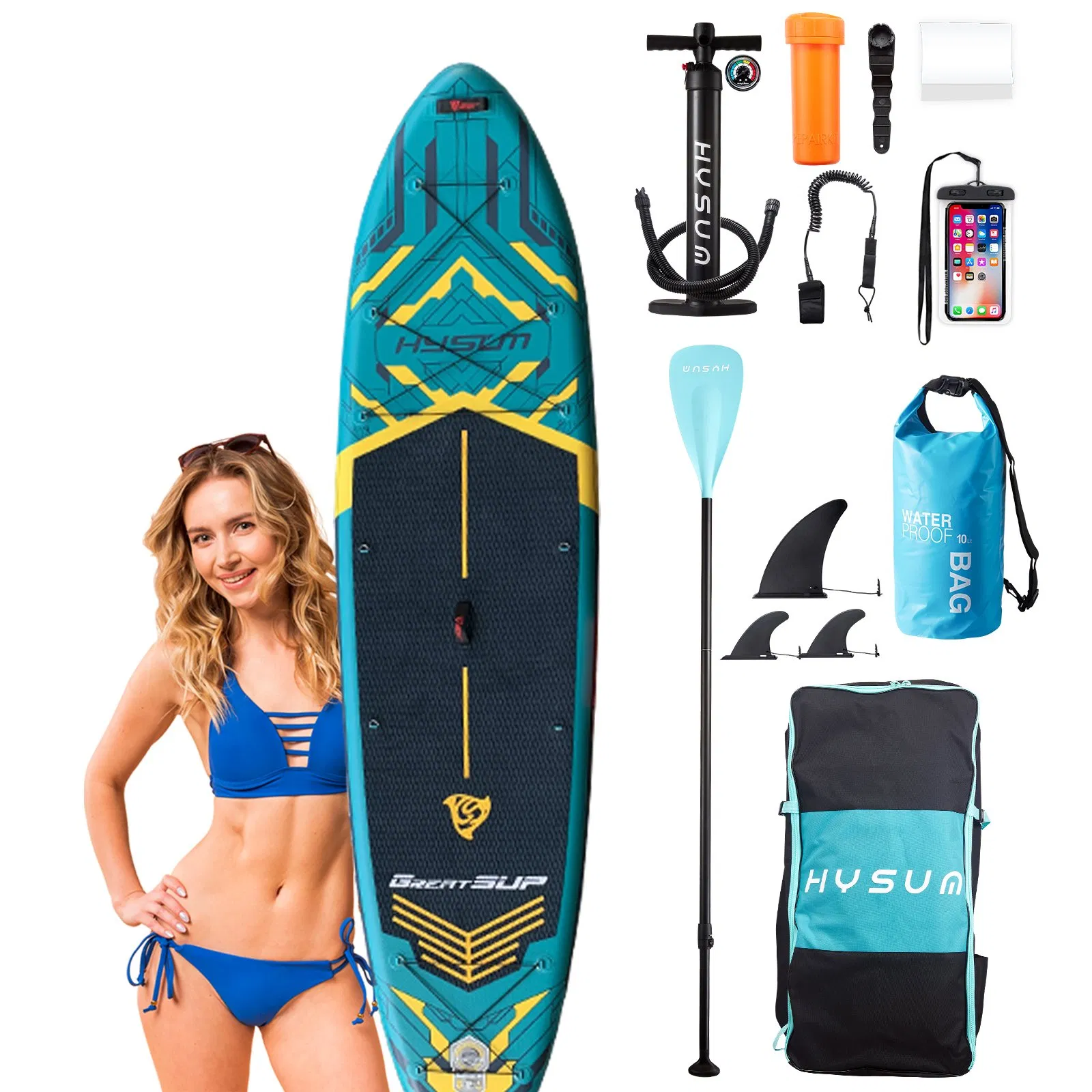 Factory Custom Lightweight Sup Inflatable Stand up Paddle Board Supboard Sup for Surfing and Sup Yoga Wholesale Direct Paddleboard 350cm Sup Paddle Board Family