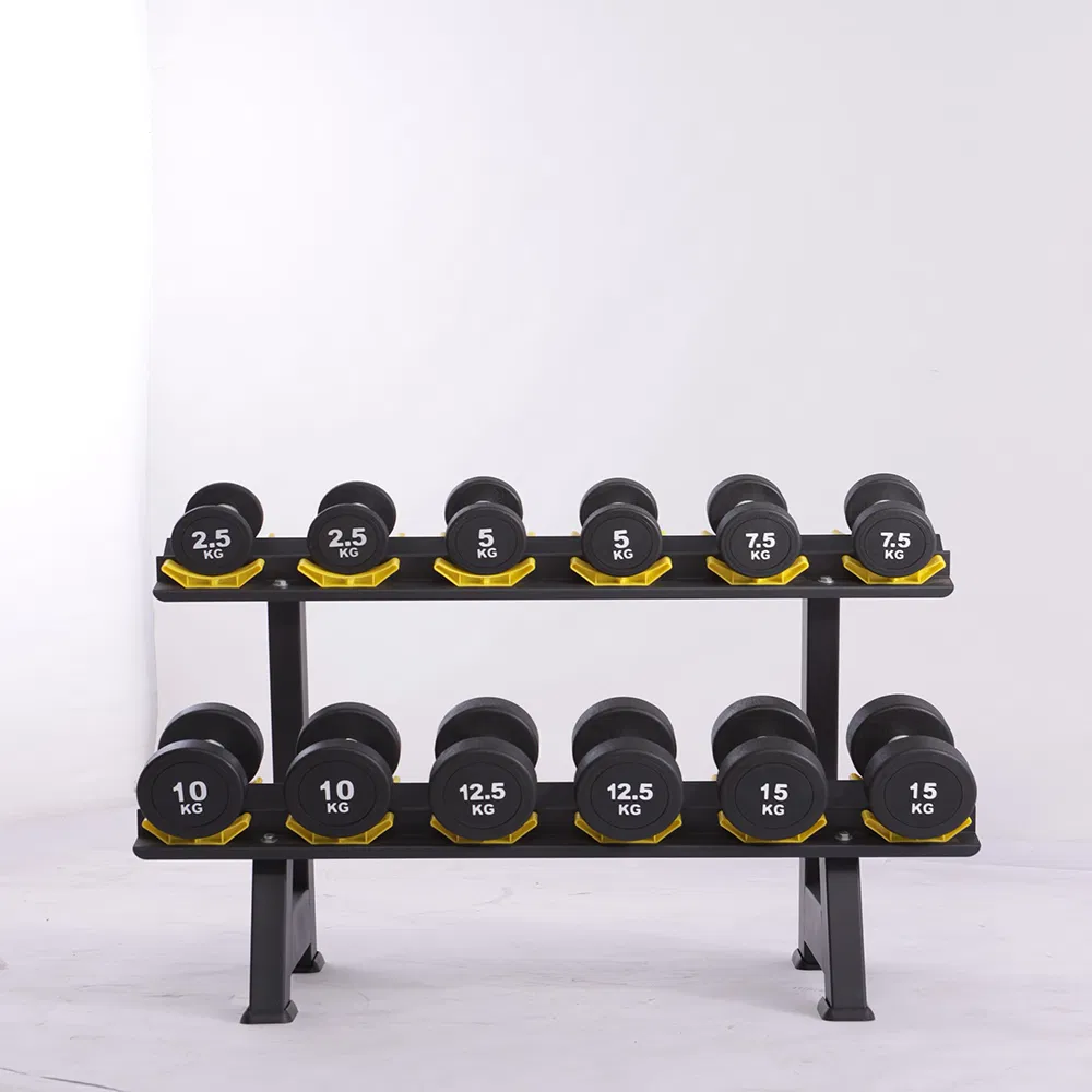 Commercial Home Gym Adjustable Equipment Weight Training Rubber Coated Dumbbell