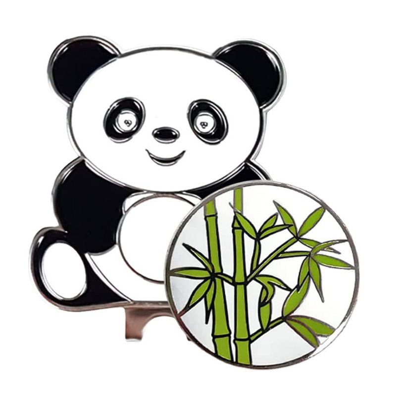 Golf Mark Panda Fun Hat Clip Marker Sports Accessory Items