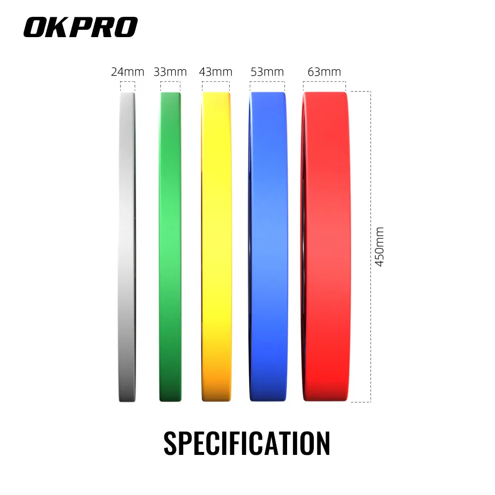 Gym Wholesale Weightlifting Powerlifting Rubber Competition Bumper Plates