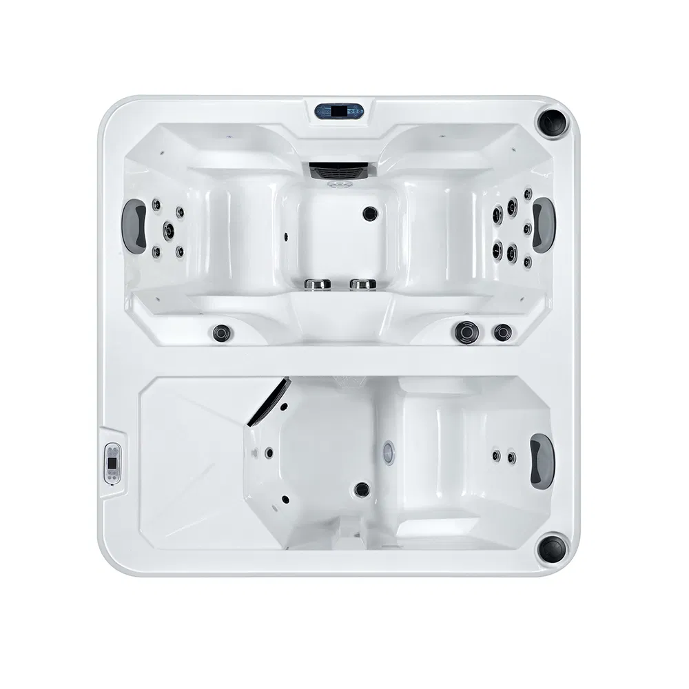 Sunrans New Design Hot Tub and Cold Plunge Tub Combo Sport Cold Water Therapy Body Recovery Bathtub Chiller Ice Bath