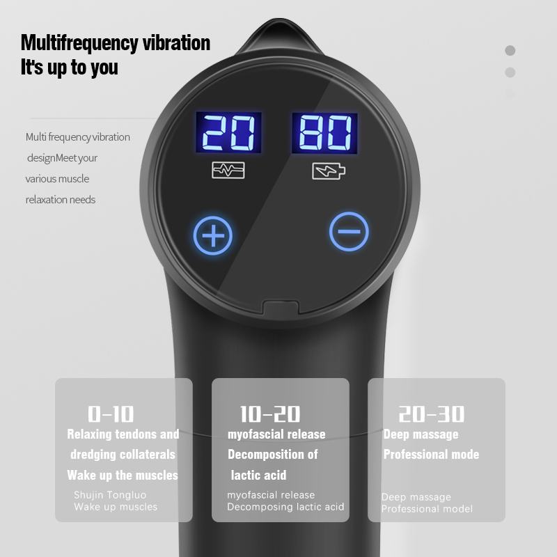 Muscle Definition Recovery Portable Electric Sport Massager Handheld Deep Tissue Percussion Fitness Relief Gun Massage Gun