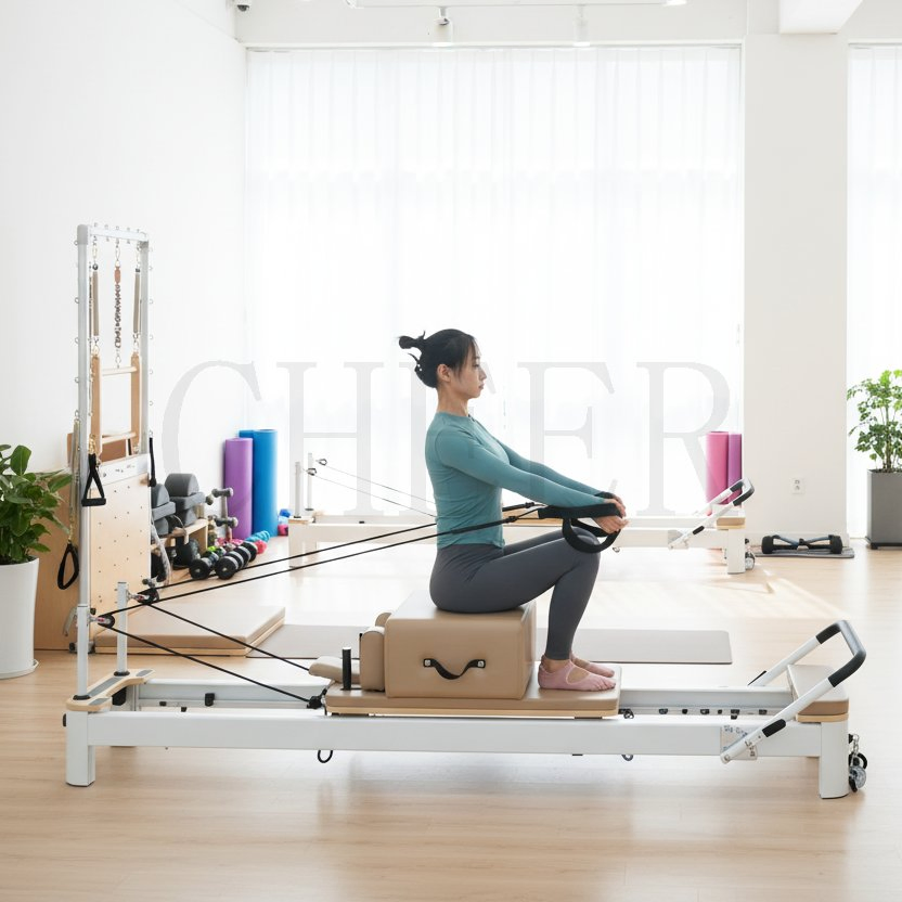 Professional Classic Core Training Bed Pilates Reformer Aluminum Pilates Equipment Machine for Yoga Studio Aluminum Pilates Reformer Machine Factory
