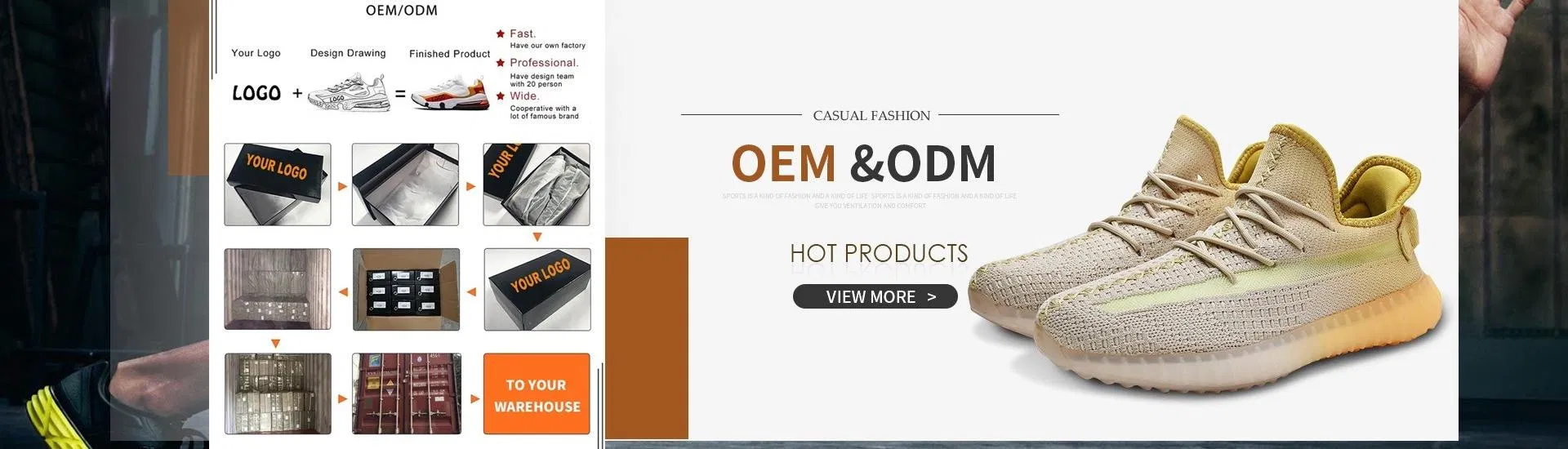 Designer Casual Shoes Banner